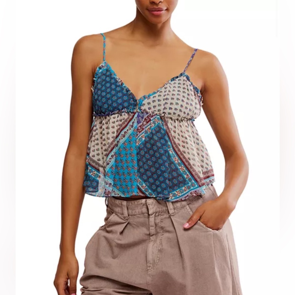 Free People Alice Printed Sleeveless Top